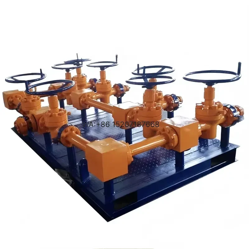 Wmwmnu API 16C 3 1/16 Inch 5000psi Hydraulic Pressure Vessel Choke Manifold for Oilfield Well Control Equipment