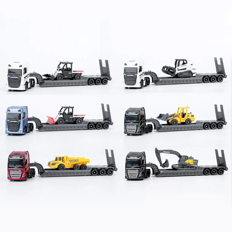 Maisto 1:64 Scania 770s Volvo Fh16 Heavy Transport Alloy Model Engineering Vehicle Collection Gift For Boys Collectors Gift Toy view 4
