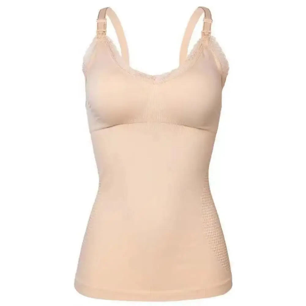 Breathable Pregnant Women's Camisole Soft Comfortable Breastfeeding Camisoles Large Size Nursing Vest Maternity Underwear