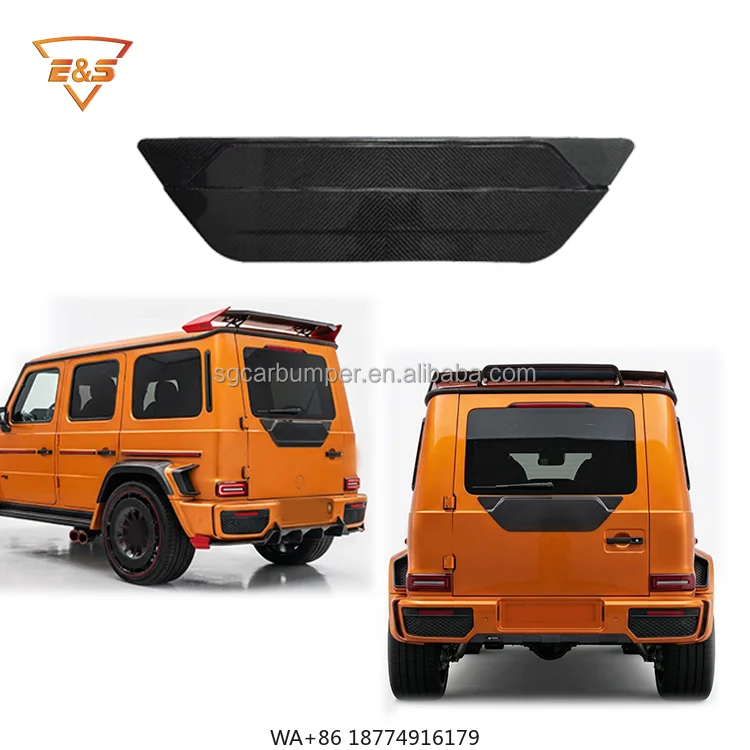 

Комплекты автозапчастей для G-класса W464 W465: Накладка на задний бампер в стиле B из карбона, аксессуары для автомобиля