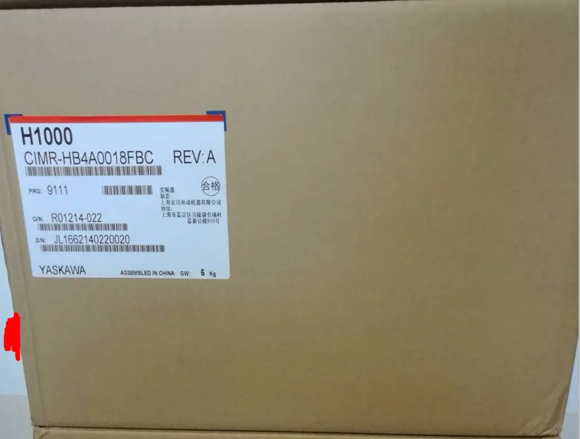 

Yaskawa frequency converter CIMR-HB4A0015FBC CIMR-HB4A0018FBC 3.7/5.5KW