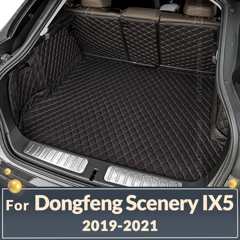 Auto Full Coverage Trunk Mat For Dongfeng Scenery IX5 2019 2020 2021 Car Boot Cover Pad Interior Protector Accessories