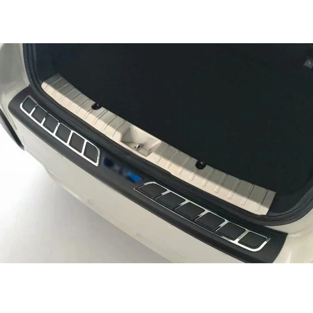 Car Stainless Steel Inner Rear Back Bumper Inside Trim Plate Trunk Frame Threshold For Subaru XV 2012 2013 2014 2015 2016 2017