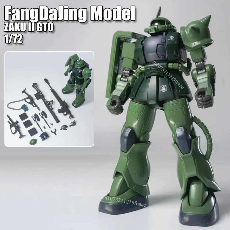 Na stanie FangDaJing Model ZAKU II GTO 1/72 Zestaw do składania modelu TYPE C-6/R6 MS-06C-6/R6 Figurki akcji Robot Model plastikowy Zabawka