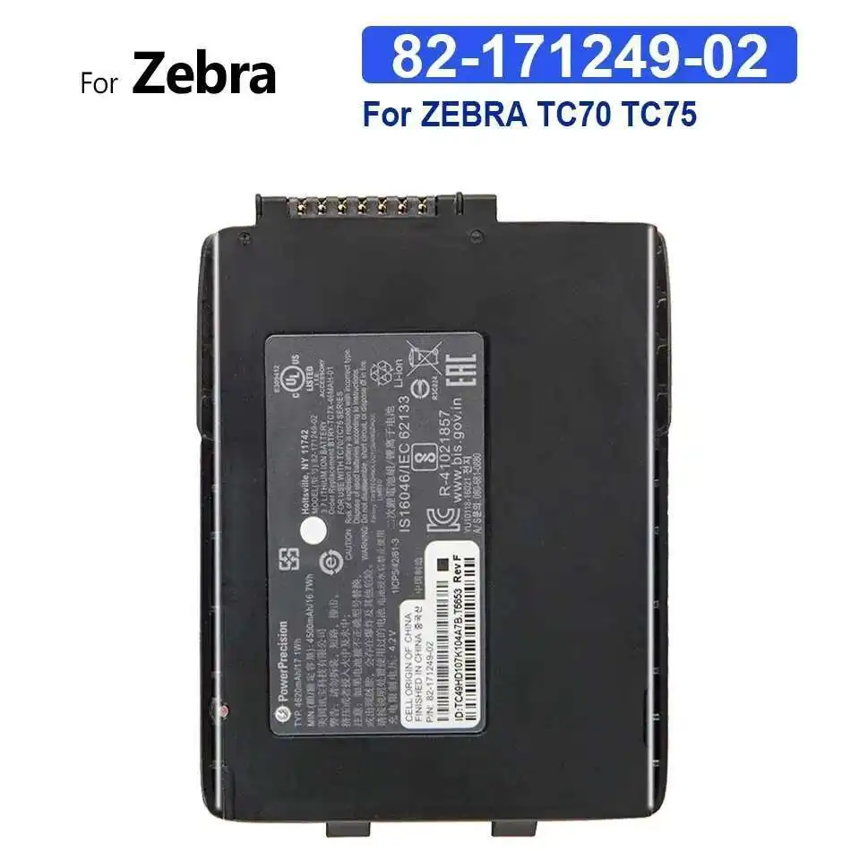 Аккумулятор 2280 мАч-6700 мАч для Zebra L405 QL420 Plus ZQ310 ZQ320 TC800 TC8000 EC50 EC55 ET50 ET55 ET51 ET56 TC20 TC25 TC70 TC75