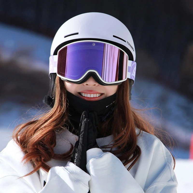 Brand Ski Helmet Men Women Snowboard Glasses Goggles Anti-impact Snow Sports Safety Equipment