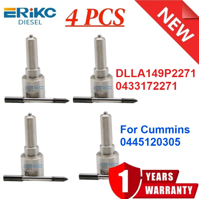 

DLLA 149 P 2271, дизельный распылитель Common Rail, DLLA149P2271, наконечник форсунки 0433172271, для Cummins 0445120305