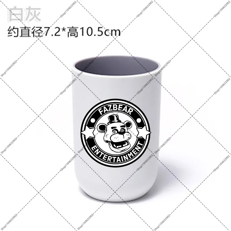 FNAF Toothbrush Cup Five Nights At Freddys Tooth Cups Boys Girls Outdoor Portable Couple Simple Family Water Bottles Party Gifts
