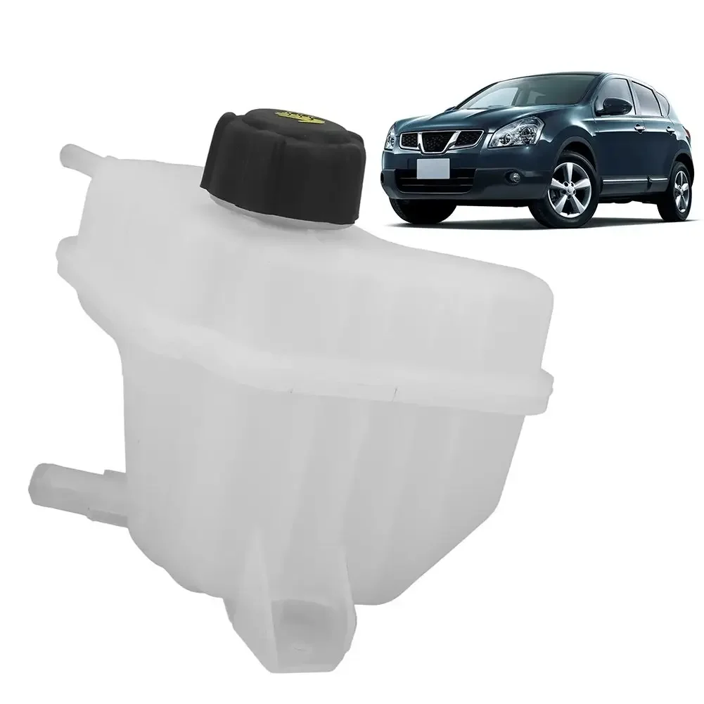 White Engine Coolant Expansion Tank Overflow Reservoir For Nissan Qashqai 21721-JD00B For NISSAN QASHQAI +2 I J10, NJ10, JJ10E