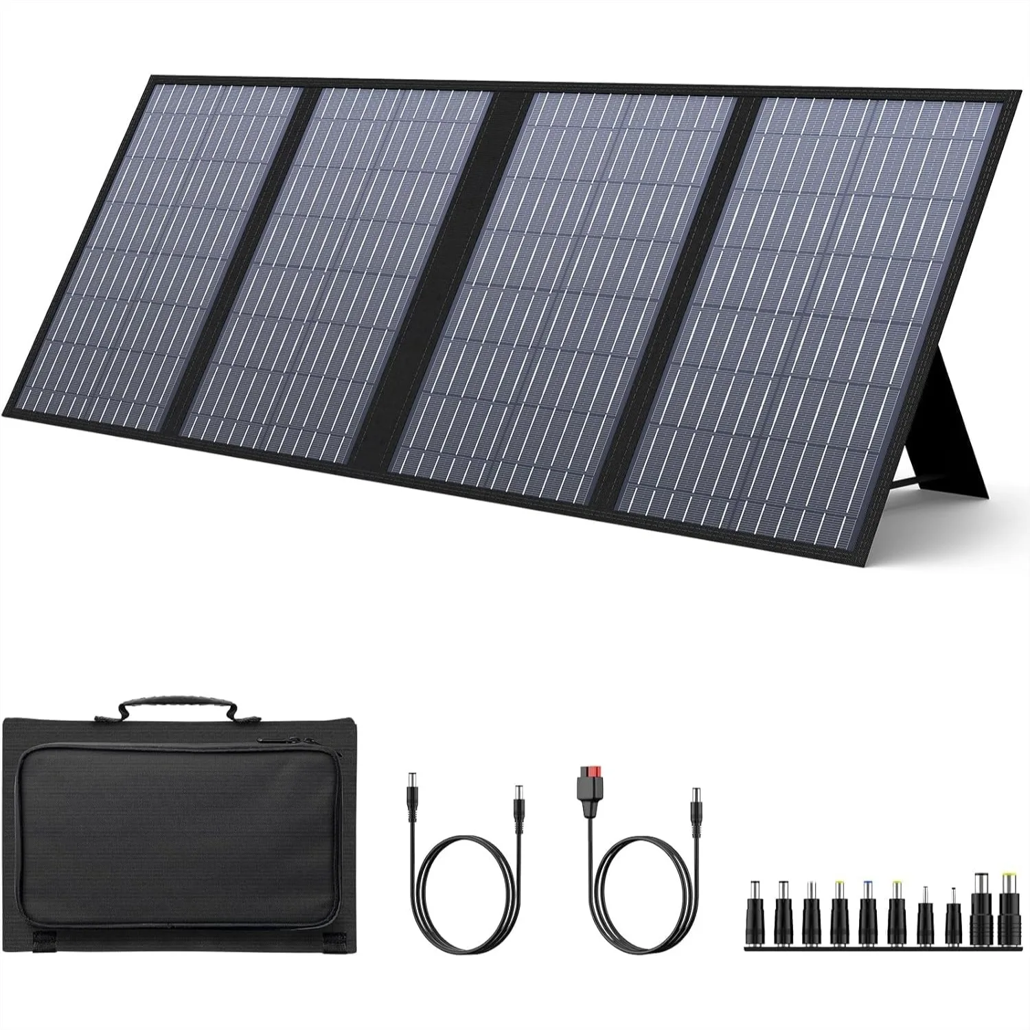 

60W Foldable Solar Panel Charger with 18V DC Output for Portable Power Stations, Camping & RV