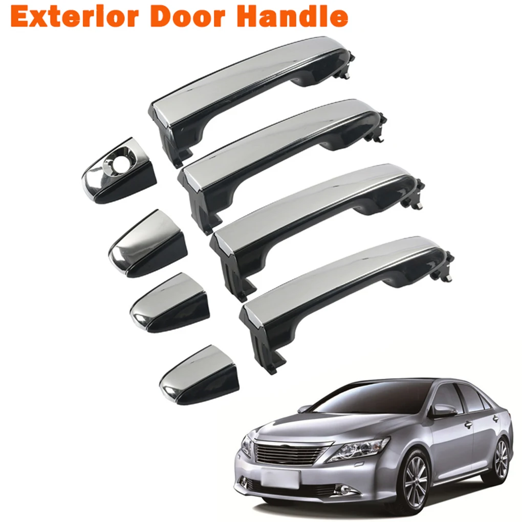 4x Exterior Door Handle Exterior Door Handle Compatible for Camry 2012 2013 2014 2015 2016 2017 Car Accessories