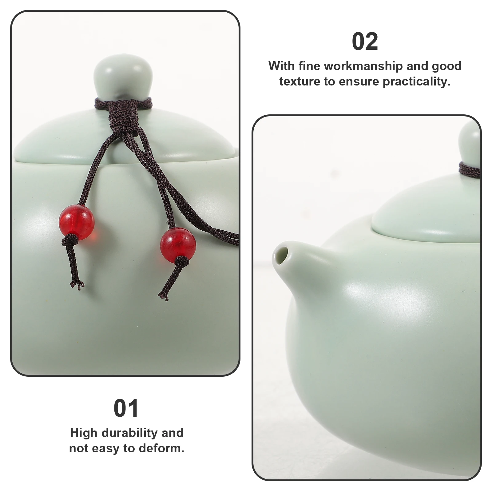 

Portable Tea Set Cups Gong Teacup Ceramic Pots Travel Teapot Kit Teapots for Utensils