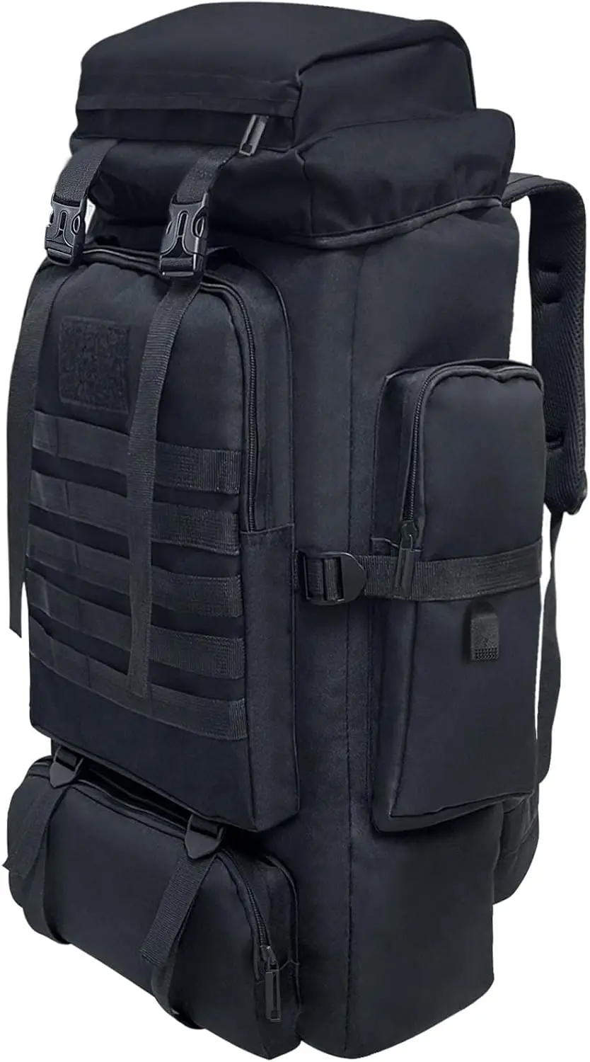 

Тактический рюкзак для мужчин, 80 л, большой объем, для активного отдыха, с системой Molle, водонепроницаемый, для альпинизма, путешествий, кемпинга и походов