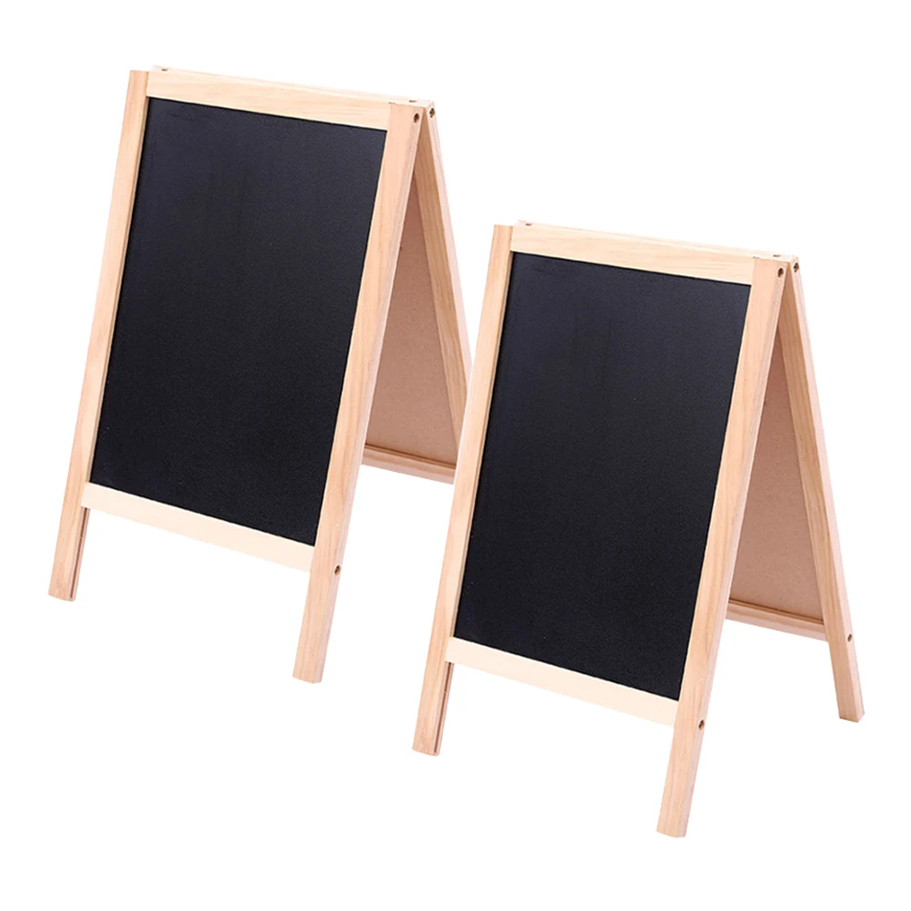 

2 Pcs Whiteboard Rewritable Small Blackboard Drawing Dry Erase Chalk Writing Boards Erasable