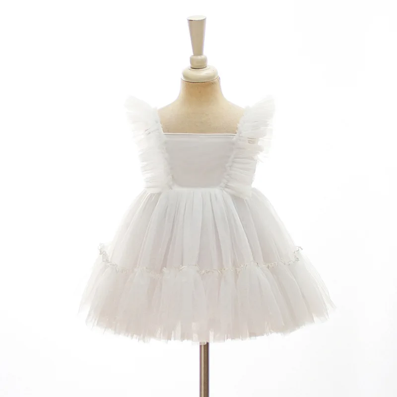 

Infant Christening Dresses for Girls Lolita Baby Girl Clothing Toddler Princess Dress White Clothes