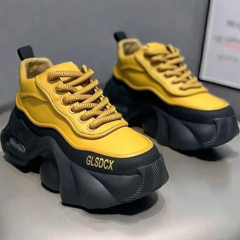

Осенняя дизайнерская мужская обувь, осенне-зимние удобные мужские кроссовки на толстой платформе, модная повседневная обувь, спортивные кроссовки Tenis