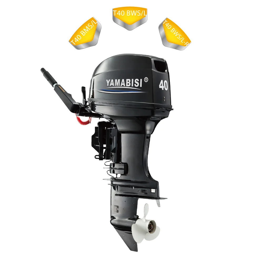 Boat Motors Outboard Yamabisi Boat Engine 2 Stroke 40HP Outboard Motor Marine Engine Like Yamaha Fuoribordo Silnik Zaburtowy