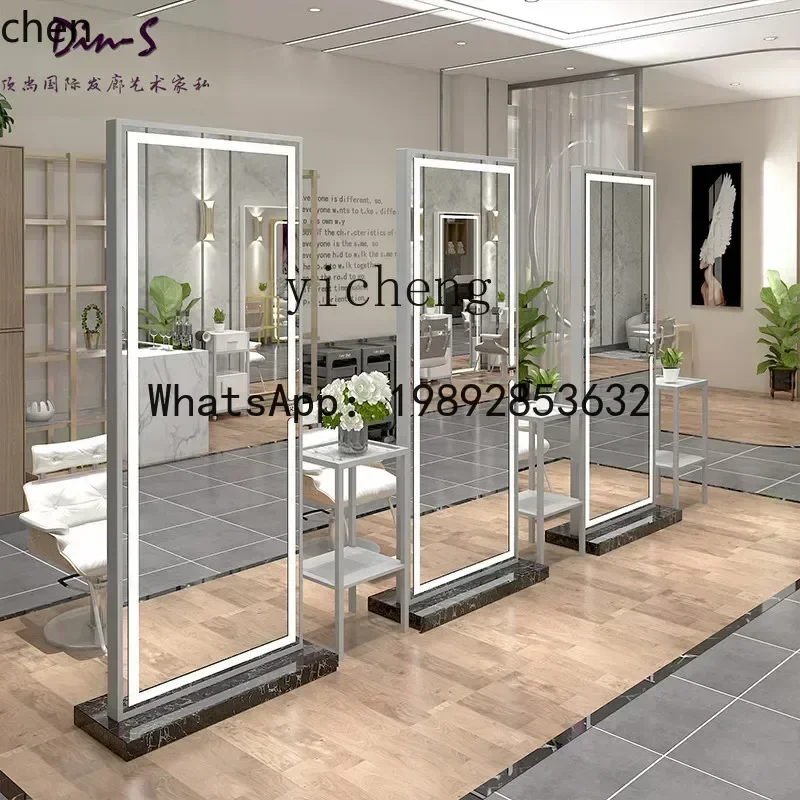 

a28A2-27 new hair salon rig angle with touch screen LED hair salon special double-sided hair salon mirror