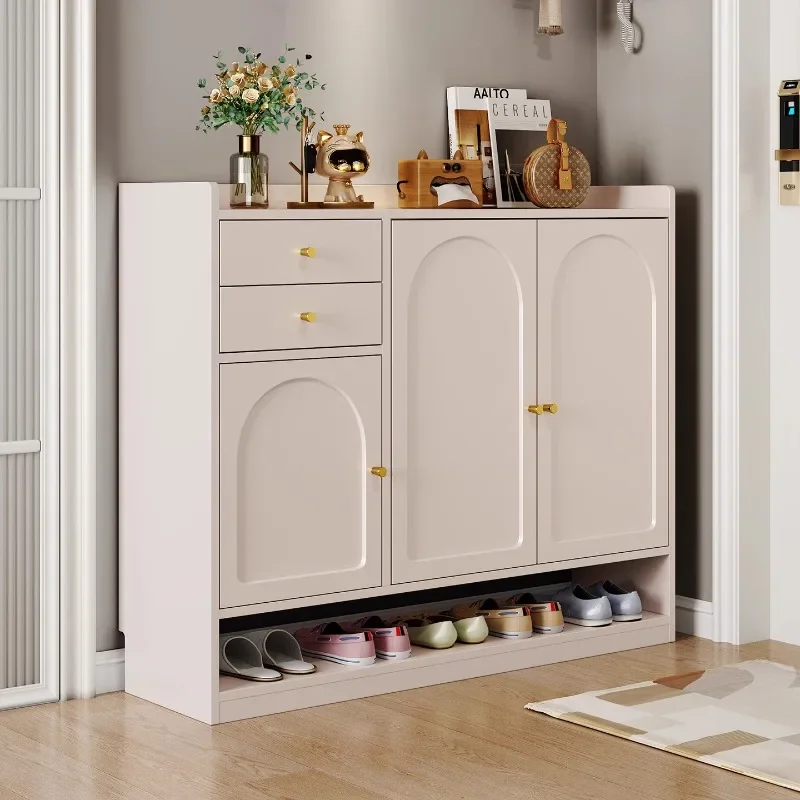 

Organizer Adjustable Shoe Cabinet Dustproof Beutiful Narrow Filing Shoe Cabinet Space Saving Scarpiera Salvaspazii Furniture