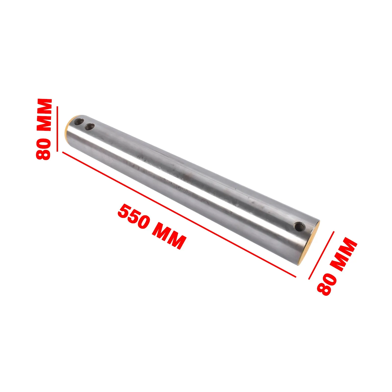 AP02 Tool Parts Excavator Bucket Pins 80mm x 550mm 40Cr Steel for Case Takeuchi Kubota Komatsu