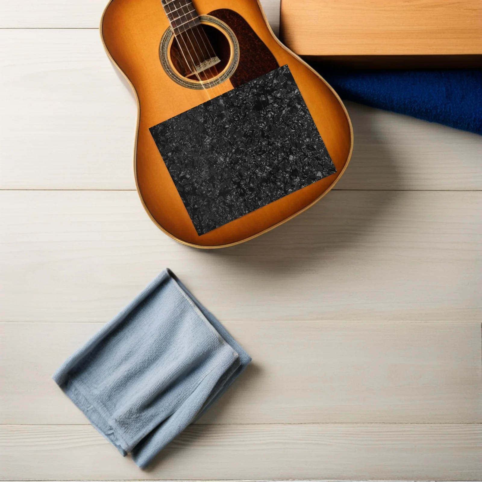 

Self Adhesive Guitar Scratch Plate Acoustic Pick Guard Sheet 0.7mm Thickness 20x25cm Backplate Protector Replacement Parts