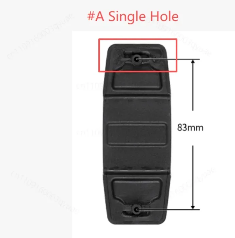 Hot sale 1 pcs Luggage Hinge Repair Base for Samsonite, #A #B Single Double Hole Suitcase Hinge Accessories 1PCS