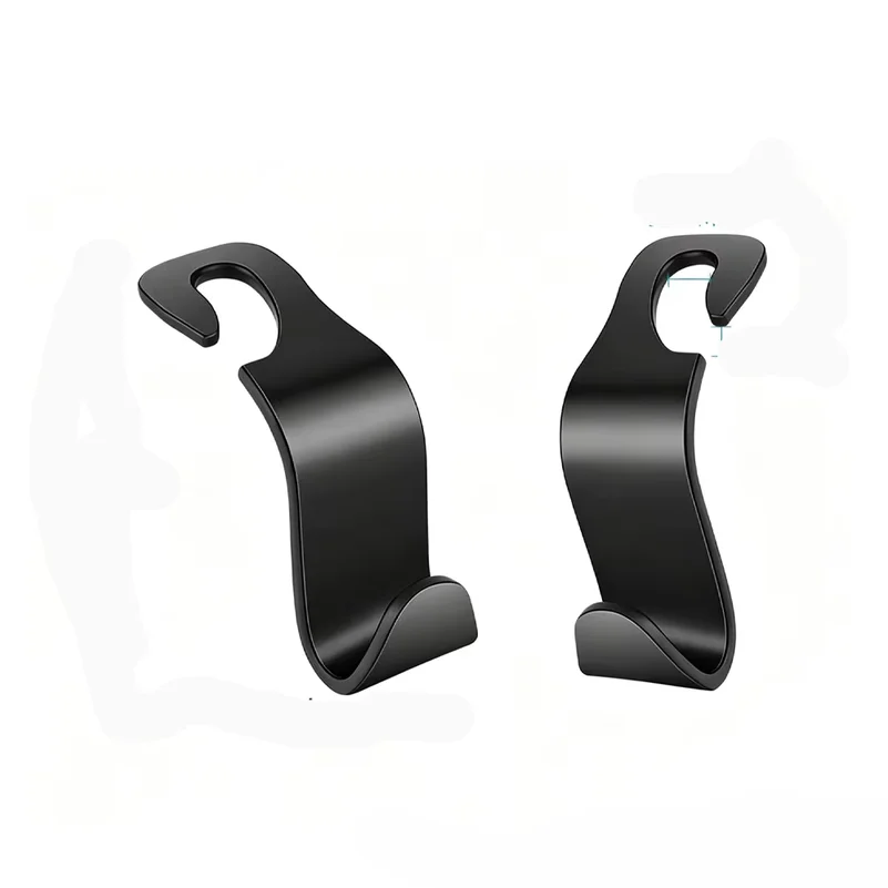 Picture 4: 1pc Car Headrest Hooks Hanger for Bags Seat Back Organizer Holder Clips Auto Fastener Hooks Car Storage Interior Accessories