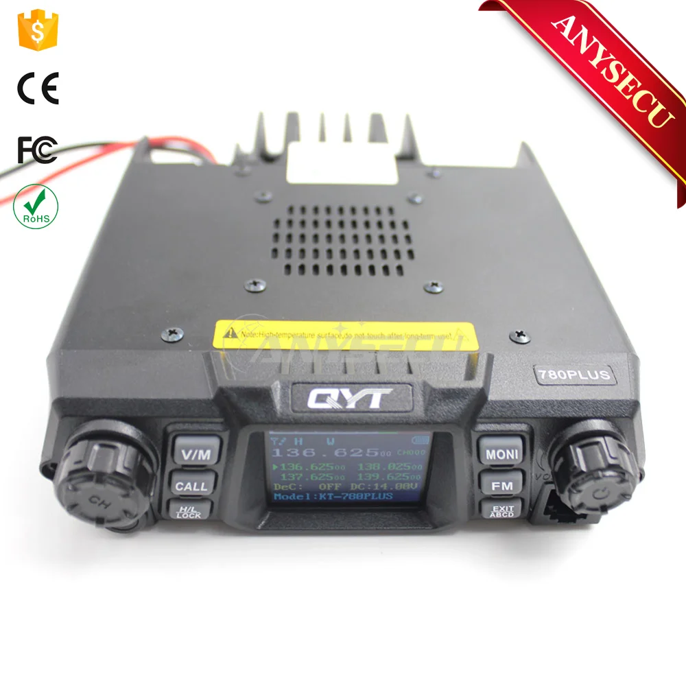 QYT Mobile Radio KT-780PLUS 100W Walkie Talkie KT780PLUS VHF136-174MHZ