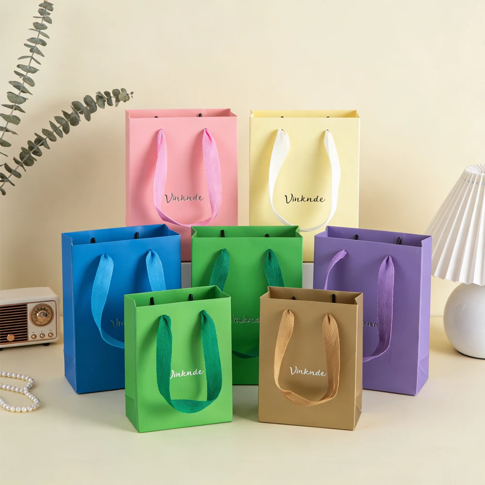 

100 шт. сумки-тоут из крафт-бумаги на заказ для выпечки чая на вынос, праздничные покупки, подарочная упаковка, ювелирные изделия, мыло, органайзер для макияжа, сумки