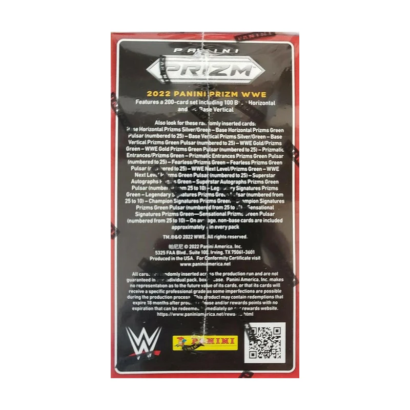 Panini 2022 WWE Prizm Debut Edition Boîte de cartes à collectionner de lutte - 24 cartes de collection Quantité limitée