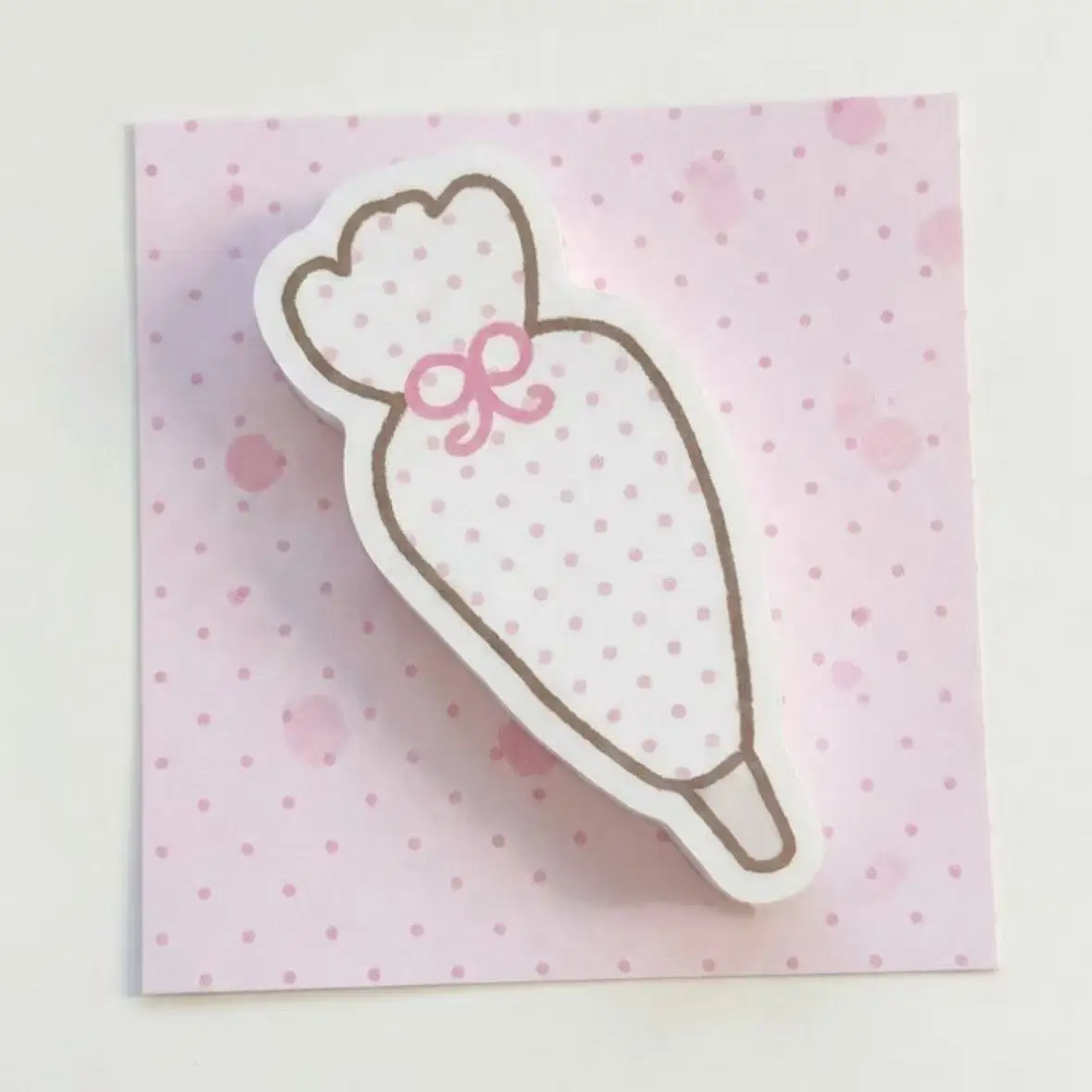 INS Strawberry Cake Hair Clip Set for Women Cute Cartoon Acrylic Barrettes with Pink and White Design Hairclips Jewelry view 2