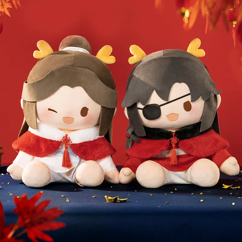 

40cm Heaven Officials Blessing Plush Toy Xie Lian Hua Cheng Plushie Doll Anime Figure Tian Guan Ci Fu Action Figure Decor Gifts