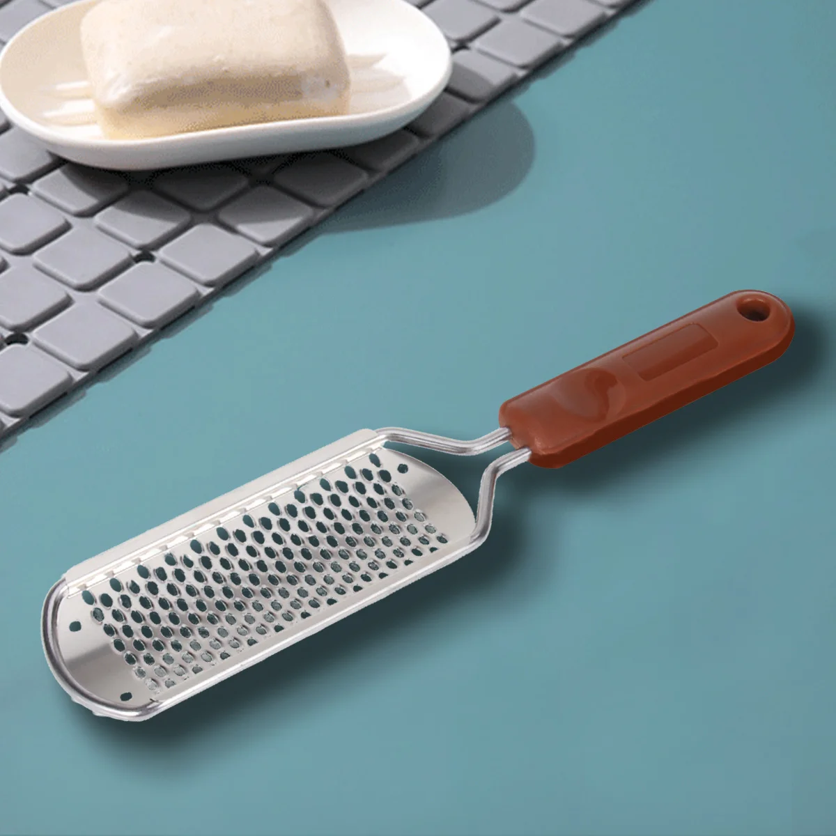 

Premium Foot Callus Remover Double Sided Stainless Steel Pedicure File for Removing Hard Skin Dead Skin Exfoliator Men Women