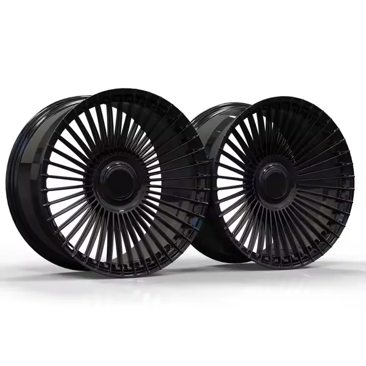 -For New 18-22 Inch 5x114.3 5x120 Car Rims Custom Forged Multi-Spoke Wheel Aluminium Alloy 35mm Offset 25mm 19 20 21 22 Inch&