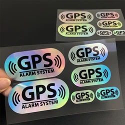 6PCS Laser GPS Car Stickers Waterproof DIY Auto Window Side Body Rear Windshield Sunscreen Personalised Decoration Vinyl Decals