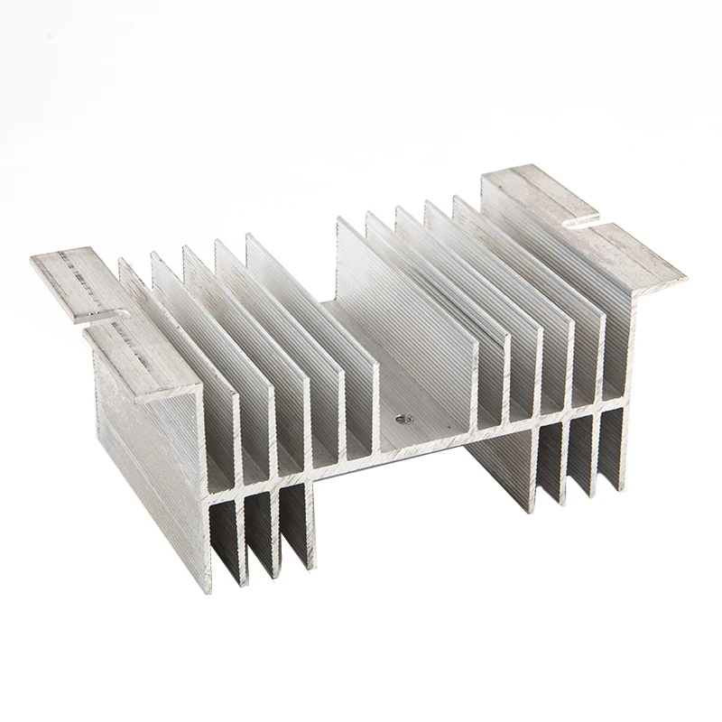 Aluminum Single Phase Solid State Relay SSR Heat Sink Base Radiator 50*125*70mm