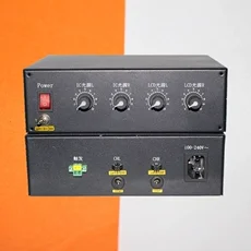 Two-channel and two-stage switching correction light source controller LCM device light source box visual positioning