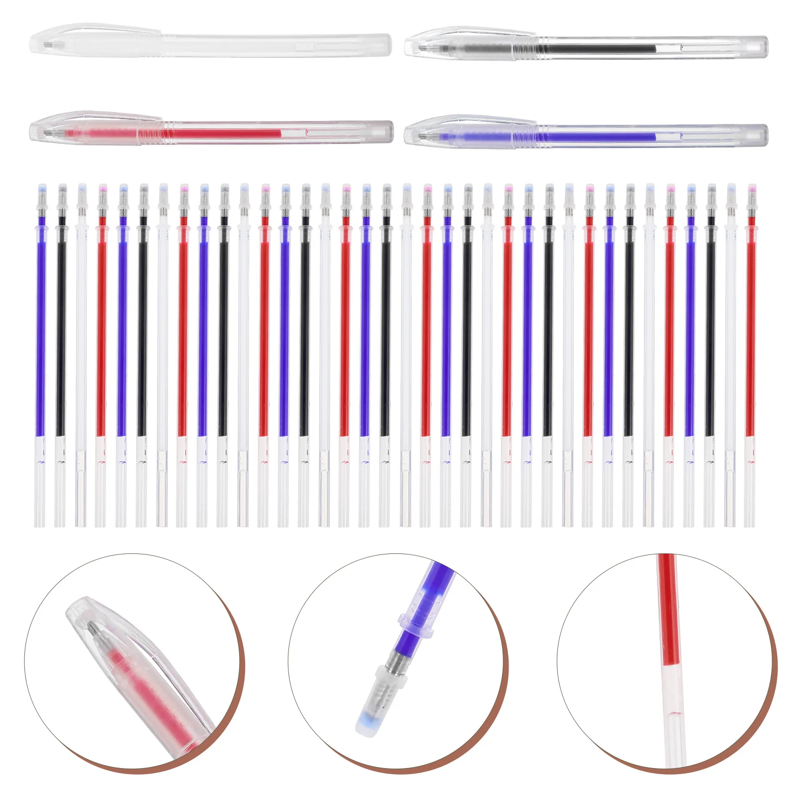 4 مجموعة الخياطة تختفي أقلام الحبر الحرارة قابل للمسح النسيج بمناسبة أداة Diy بها بنفسك اللحف الحرفية قابل للغسل قلم تحديد لوازم الخياطة #3