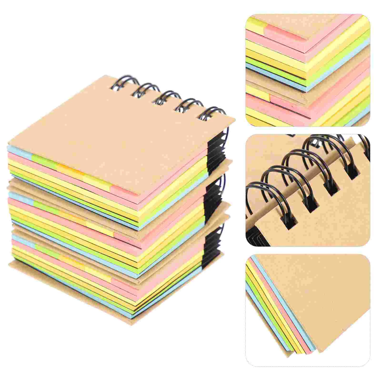 

3 Pcs Household Office Notepad Sticker Writing Logo Stickers School Memorandum Small