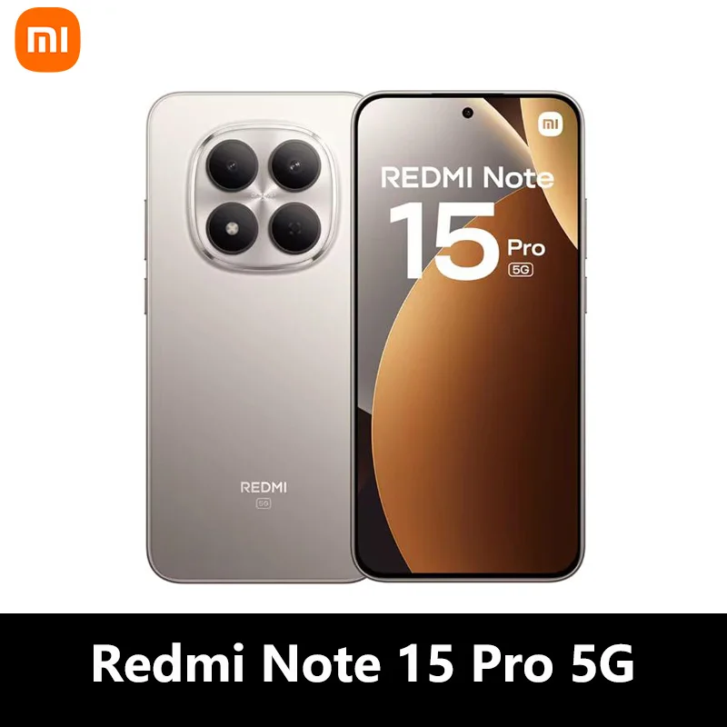 Xiaomi Redmi Note 15 Pro 5G, NFC, Pantalla AMOLED 1.5K CrystalRes de 6,83 pulga…