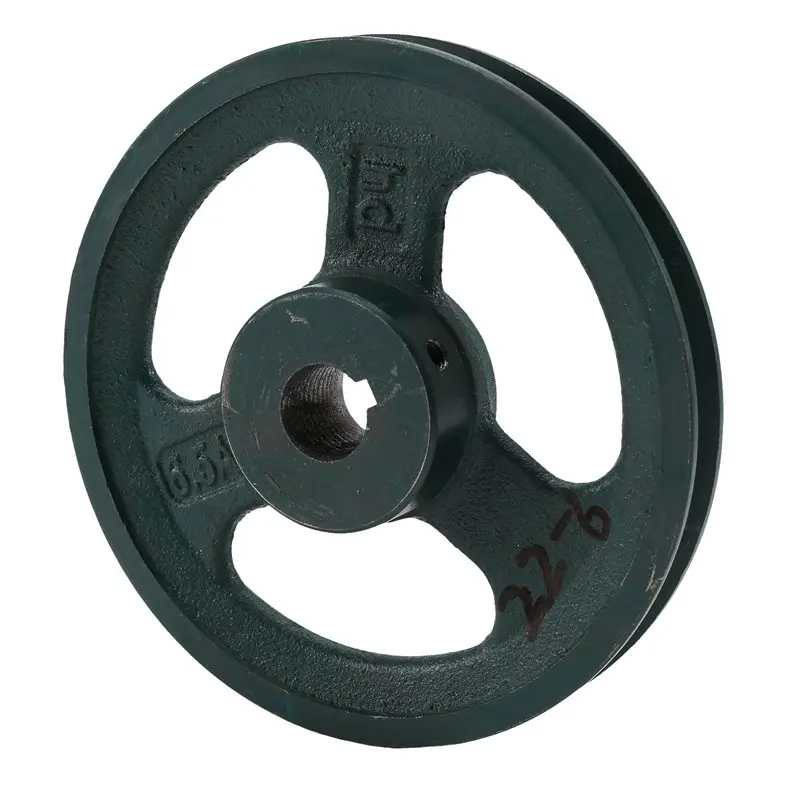 M11K-A-Type Single Groove Thickened Hollow Pulley Motor Reducer Transmission Wheel