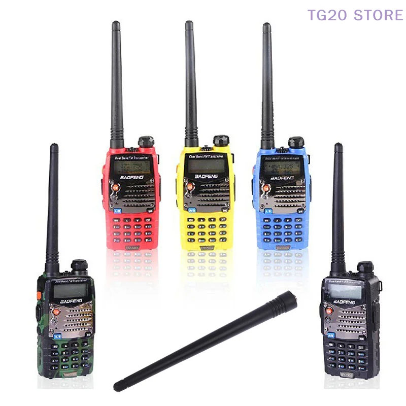 Baofeng Walkie-talkie Original Antenna SMA-F Ham HF Antenna UHF&VHF 65-108MHZ Suitable For UV-5R/5RA/5RC/5RL Radio Accessories