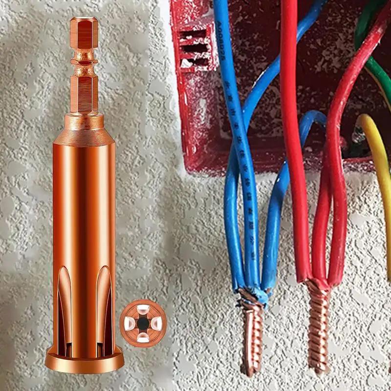 Imagem -02 - Twisted Wire Tool Alloy Steel Wire Conector Stripper Ferramenta de Torção Elétrica