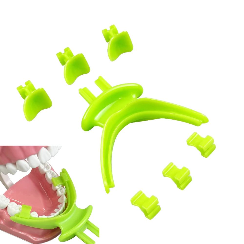 3 Sets Dental Centric Impression Trays Edentulous Jaw Bite Registration Tray Dentist Denture Repair Occlusal Articulator Facebow