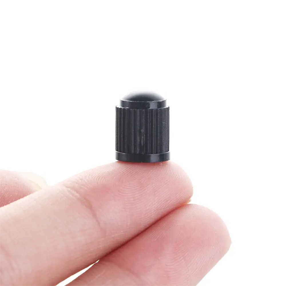 20PCS Black ABS Black Universal Dustproof Caps Car Tire Valve Stem Caps Dust Cover