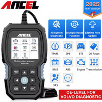 ANCEL VOD700 OBD2 Diagnostic Tool for VOLVO All System ABS SAS SRS TPMS EPB Oil Reset Automotive Scanner Lifetime free update