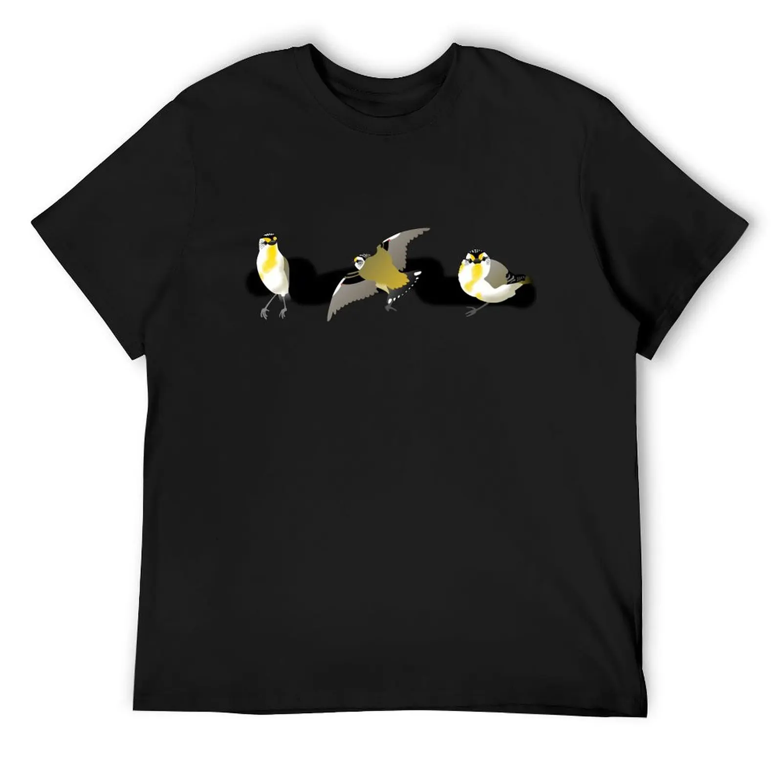 3 Striated Pardalotes T-Shirt man clothes cotton graphic tees mens cotton t shirts