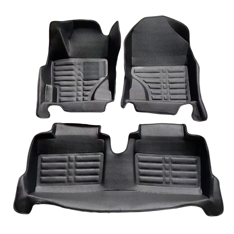 High Quality 5D Luxury Anti-skid Anti-scratch Custom Rubber Car Floor Mats