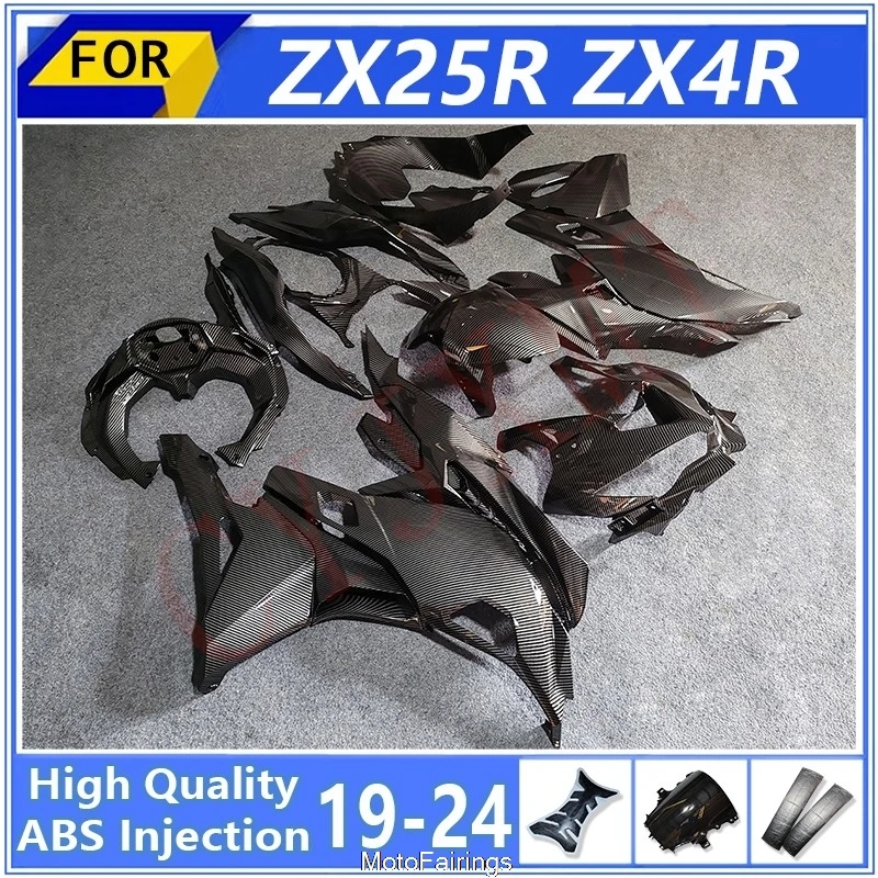 

Full Body Carbon Fibre Motorcycle Fairings for Kawasaki Ninja ZX4R ZX25R 2019-2024 Fairing Kit ZX 25R 4R 19-24