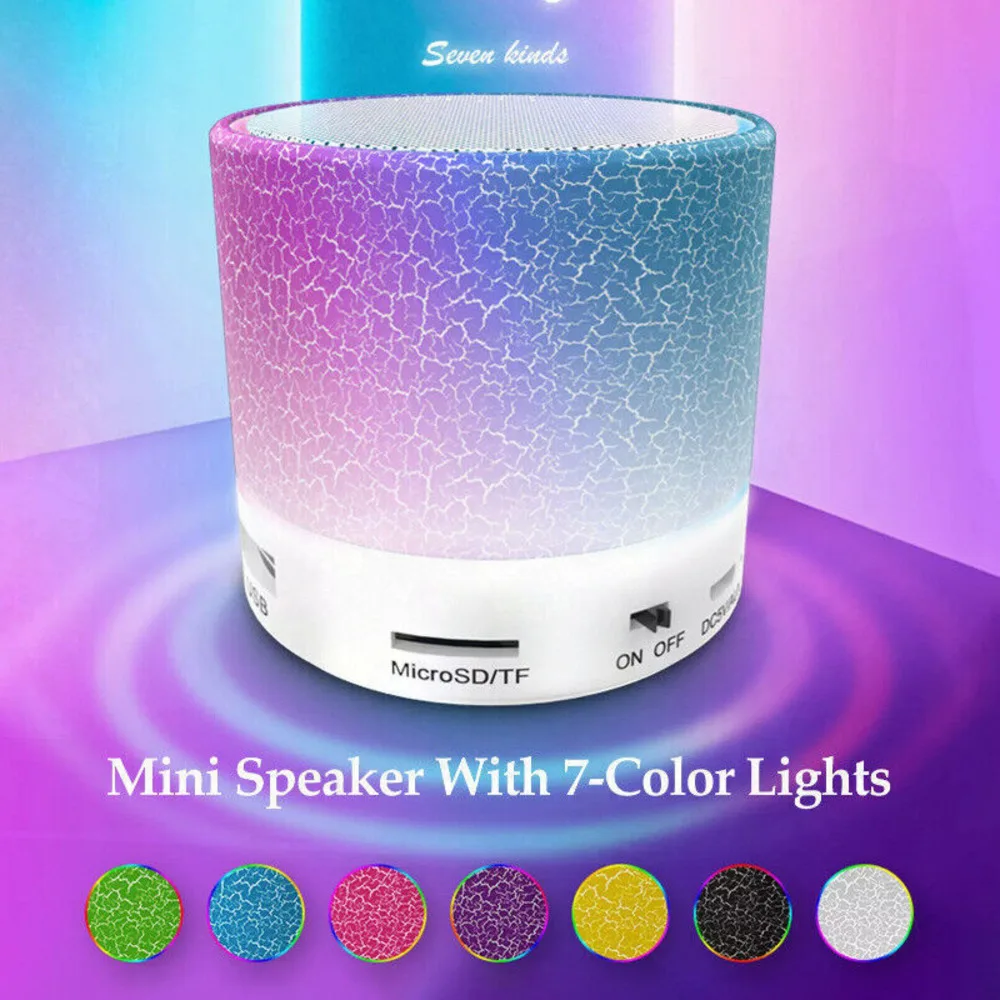 Mini Wireless Bluetooth Portable Small Outdoor Speaker USB Rechargeable